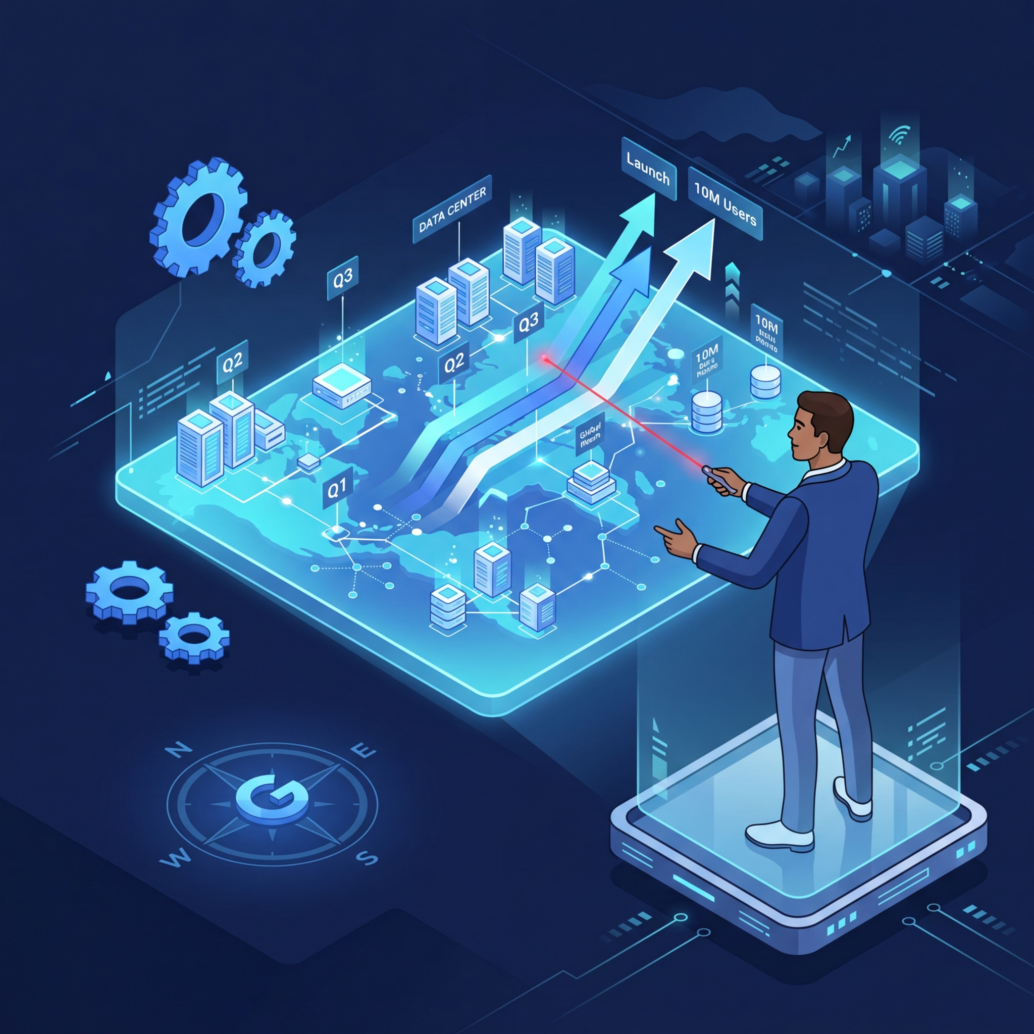 Cloud Advisory Isometric